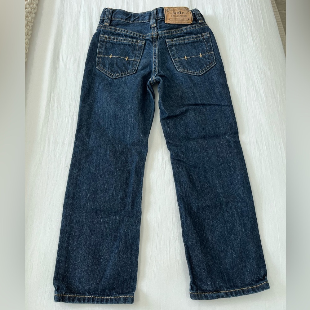 Ralph Lauren Dark Blue Denim Jeans - Picture 2 of 4